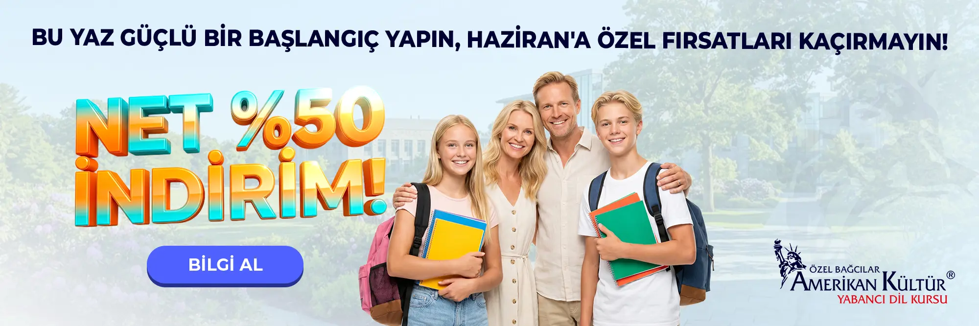 Haziran'a Özel Fırsatları Kaçırmayın! Net %50 İndirim!